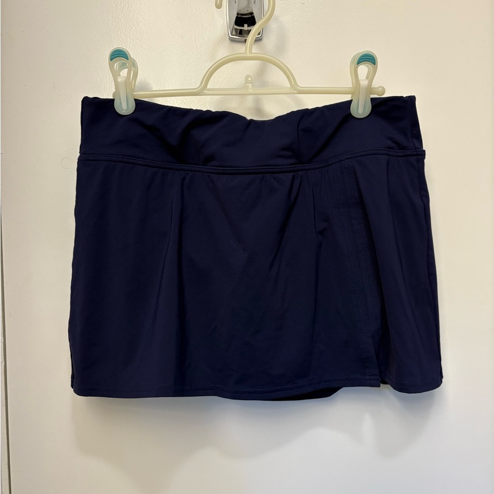 Lands' End Navy Blue Swim Skort, size 8